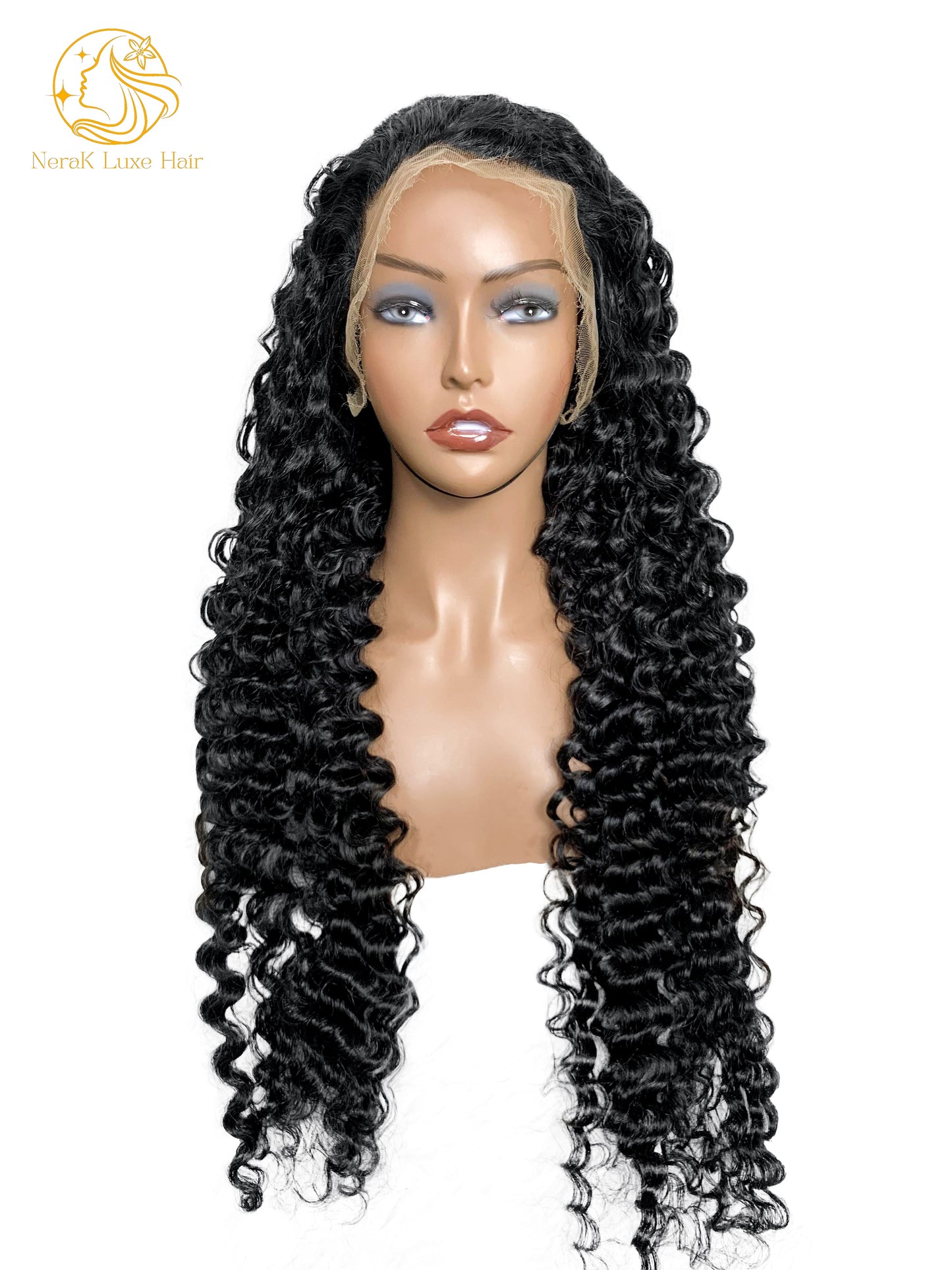 Virgin Cambodian Deep Wave Frontal Wig