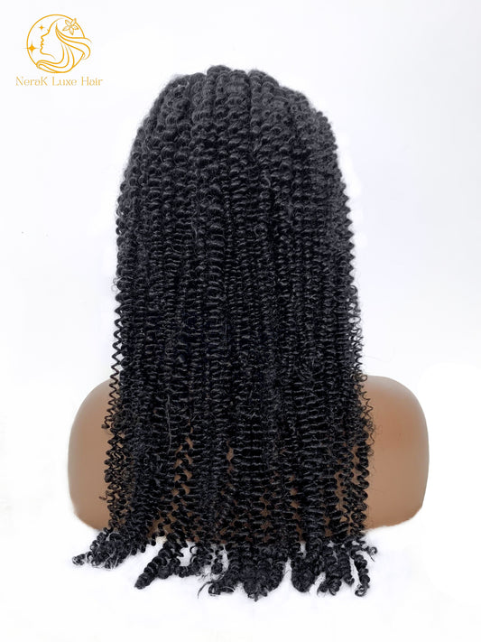 Virgin Indian Kinky Curly Frontal Wig