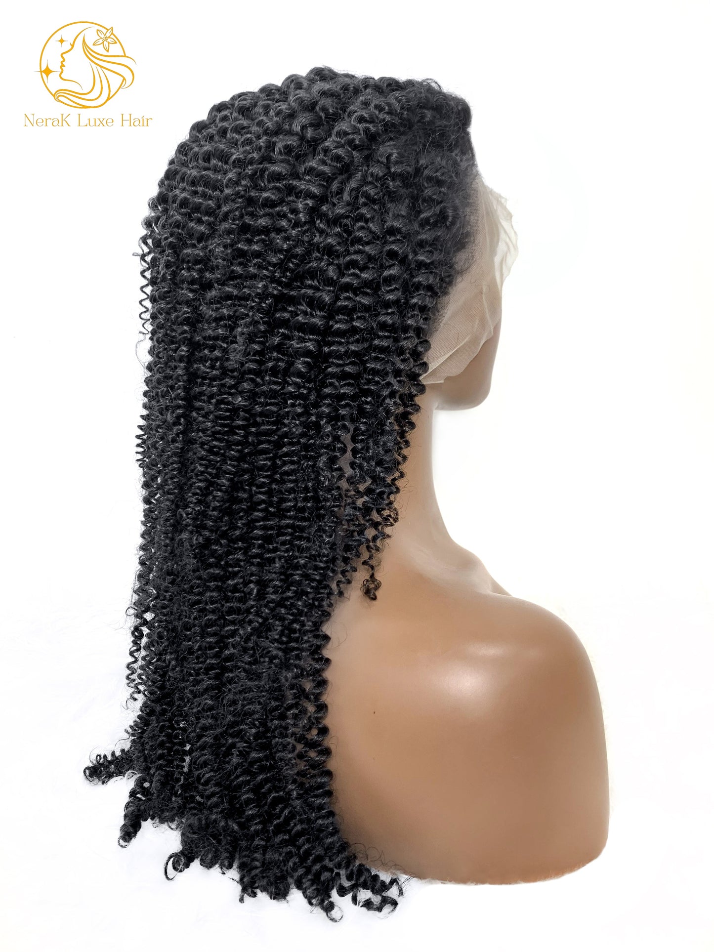 Virgin Cambodian Kinky Curly Frontal Wig