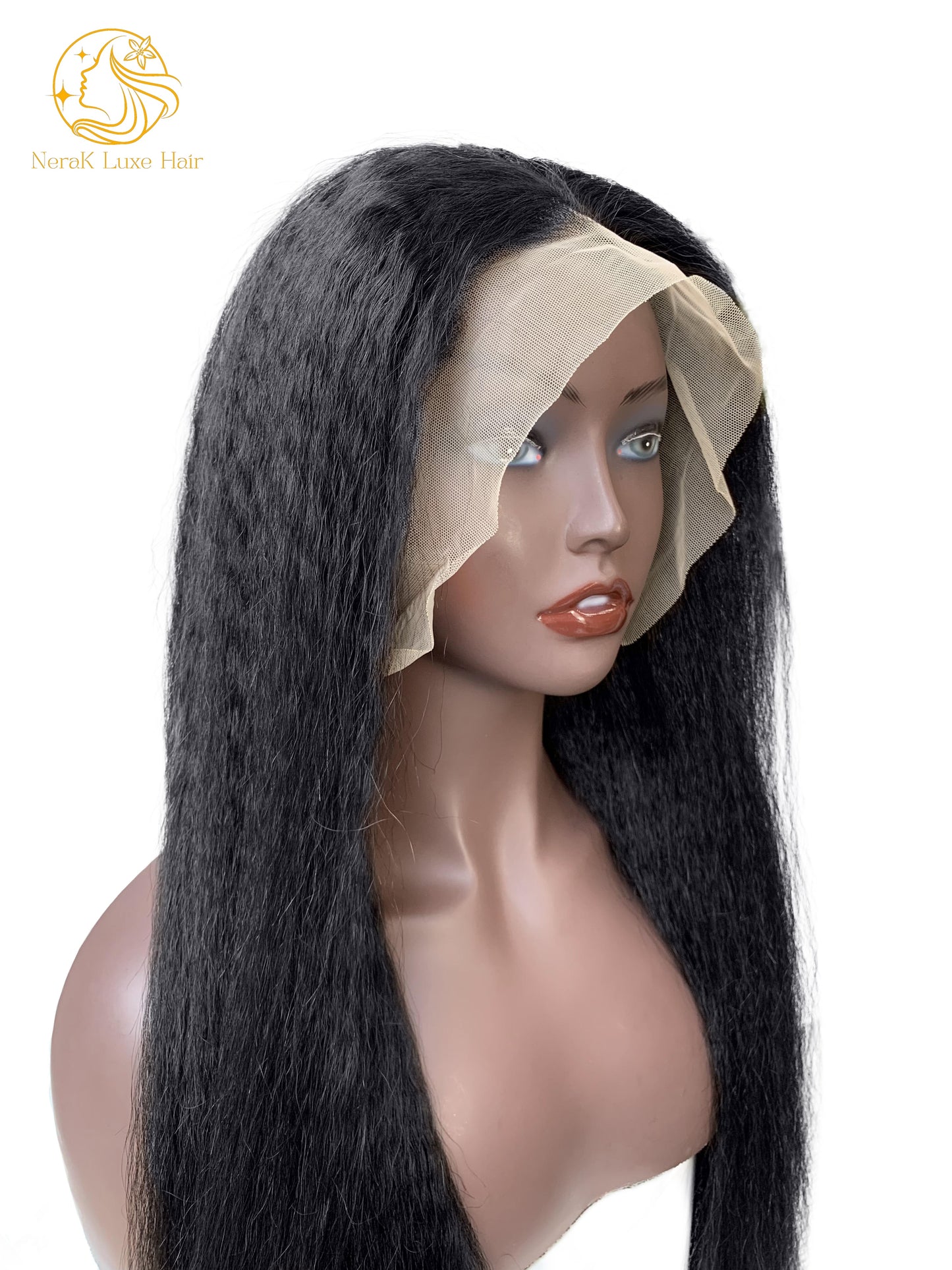 Virgin Cambodian Kinky Straight Frontal Wig