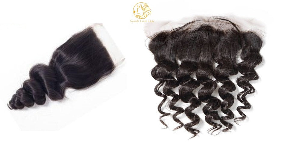 Raw Filipino Loose Wave Closures & Frontals