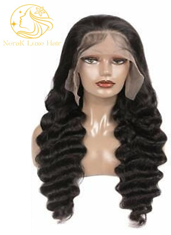 Virgin Indian Loose Wave Frontal Wig