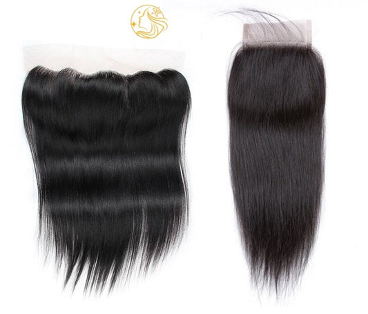 Raw Indonesian Straight Closures & Frontals
