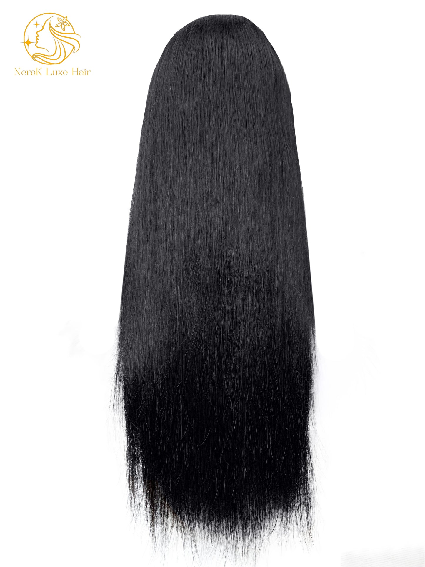 Raw Myanmar (Burma) Straight Closure Wig