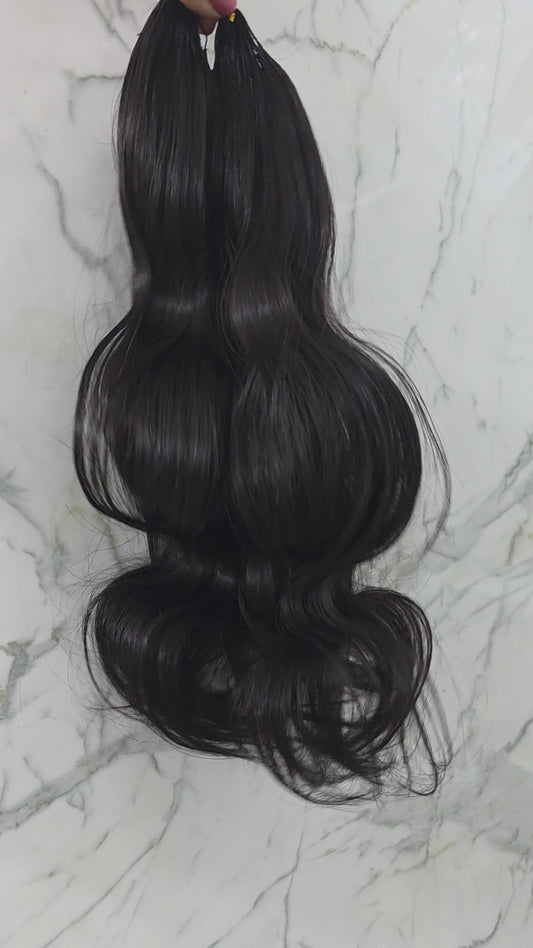 Virgin SEA Body Wave Feather Crochet