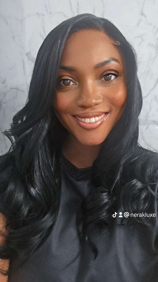Raven - Virgin Color Closure Glueless Wig