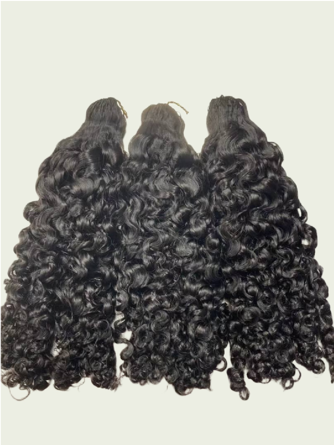 Myanmar curly feather crochet 16"