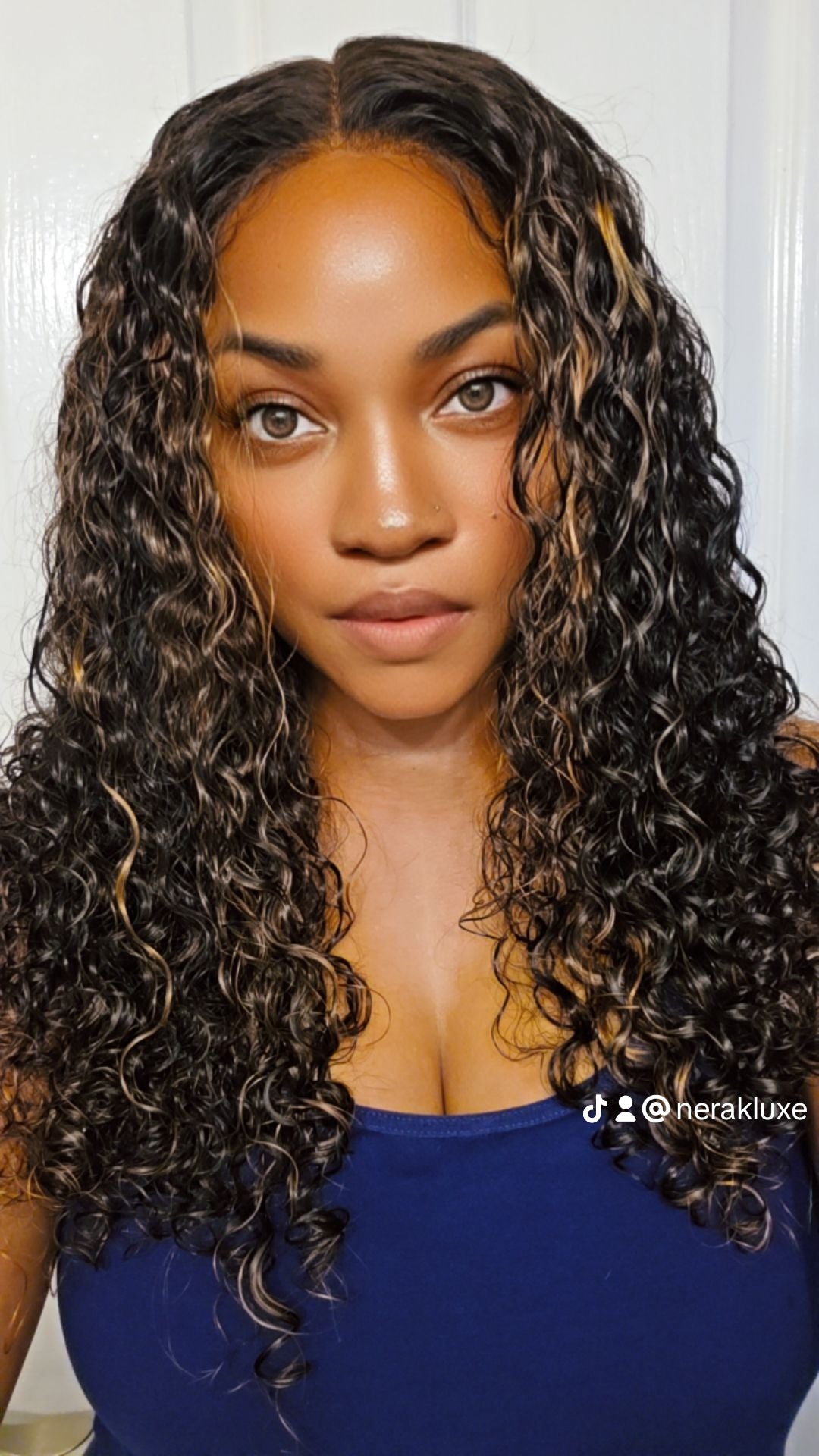 Sasha - Virgin Cambodian Burmese Curly Glueless Color Closure Wig
