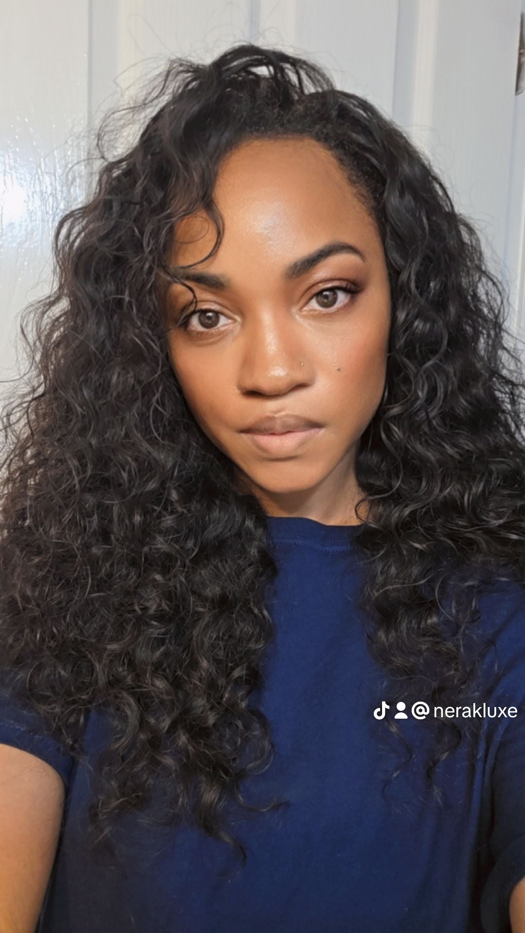 Mina - Raw Indian Curly Half Wig