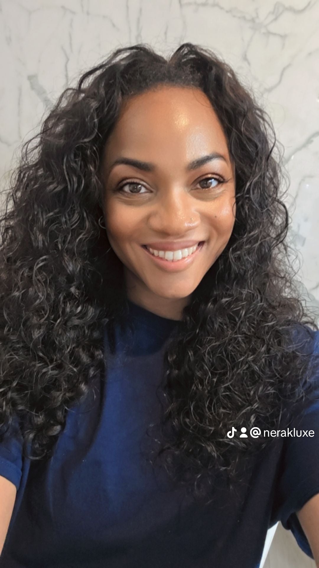 Mina - Raw Indian Curly Half Wig
