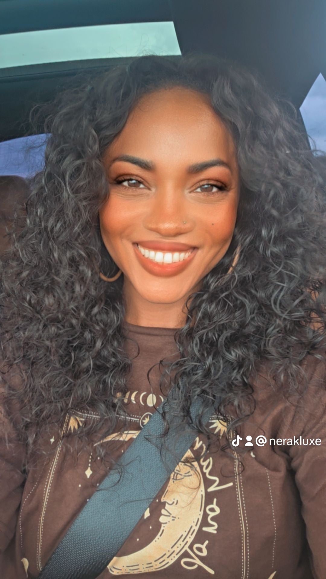 Mina - Raw Indian Curly Half Wig